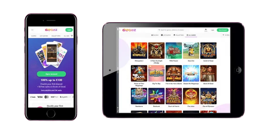 Dreamz Casino App Screenshot